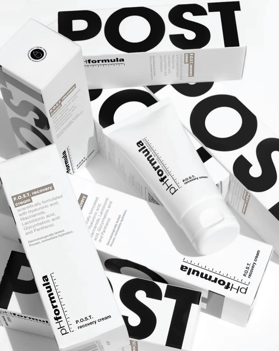 pHformula post-treatment recovery skincare